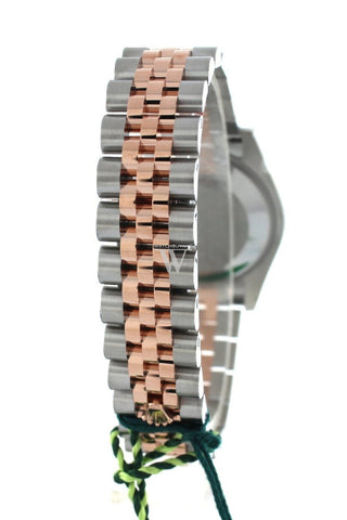 Rolex Datejust 31 Purple Roman Large Vi Set With Diamond Dial 18K Rose Gold Two Tone Jubilee Ladies